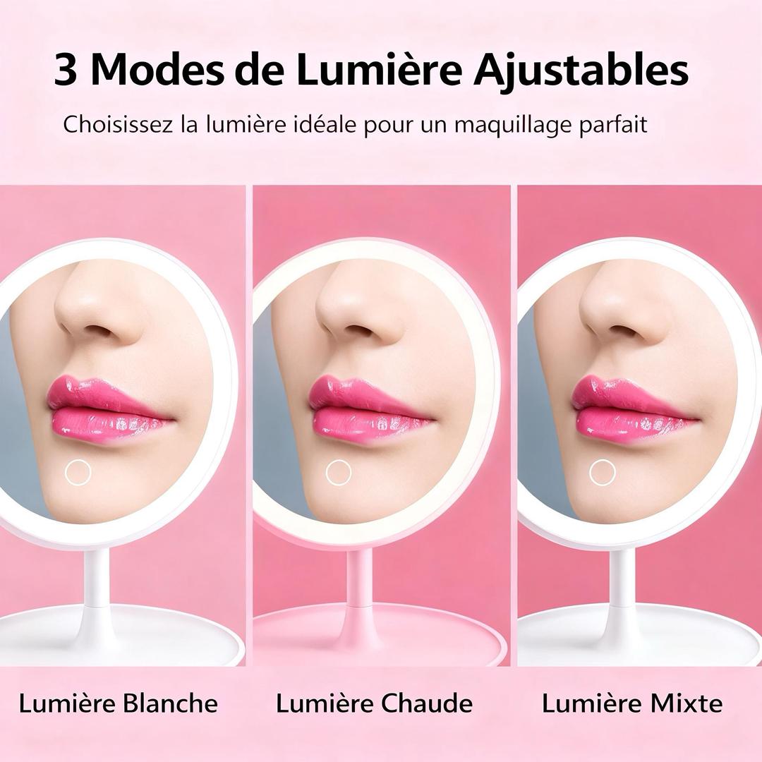 ✨Miroir LED Premium – Sublimez Votre Beauté Même Dans L’Obscurité