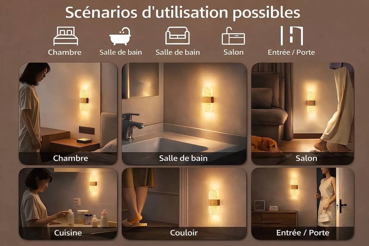Éclairez votre maison automatiquement dès que vous passez ✨